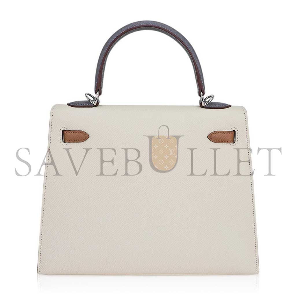 HERMÈS EPSOM KELLY 25 HARDWARE (25*17*7cm)